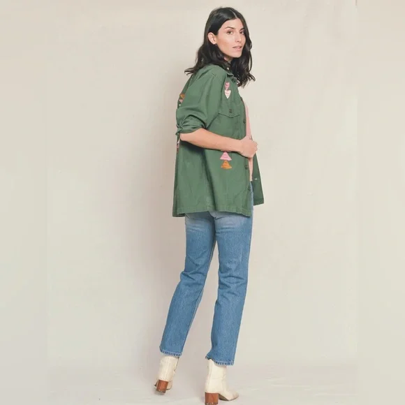 Bliss and Mischief Army Jacket - Size 3 (L) - Picture 13 of 13